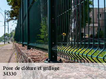 Pose de clôture et grillage 34330