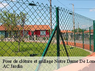 Pose de clôture et grillage notre-dame-de-londres-34380 AC Jardin