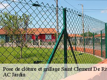Pose de clôture et grillage saint-clement-de-riviere-34980 AC Jardin