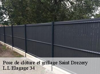 Pose de clôture et grillage  saint-drezery-34160 L.L Elagage 34 