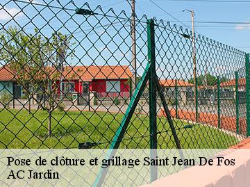Pose de clôture et grillage saint-jean-de-fos-34150 AC Jardin