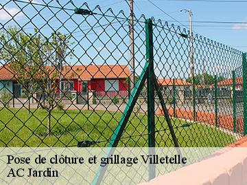 Pose de clôture et grillage villetelle-34400 AC Jardin