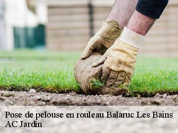 Pose de pelouse en rouleau balaruc-les-bains-34540 AC Jardin