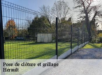 Pose de clôture et grillage Hérault 