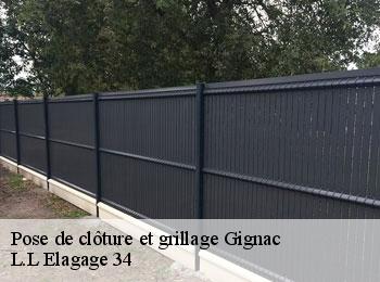 Pose de clôture et grillage  gignac-34150 L.L Elagage 34 