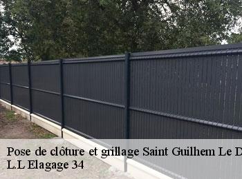 Pose de clôture et grillage  saint-guilhem-le-desert-34150 L.L Elagage 34 