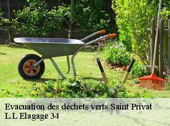 Evacuation des déchets verts  saint-privat-34700 L.L Elagage 34 